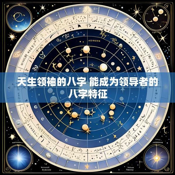 天生领袖的八字 能成为领导者的八字特征