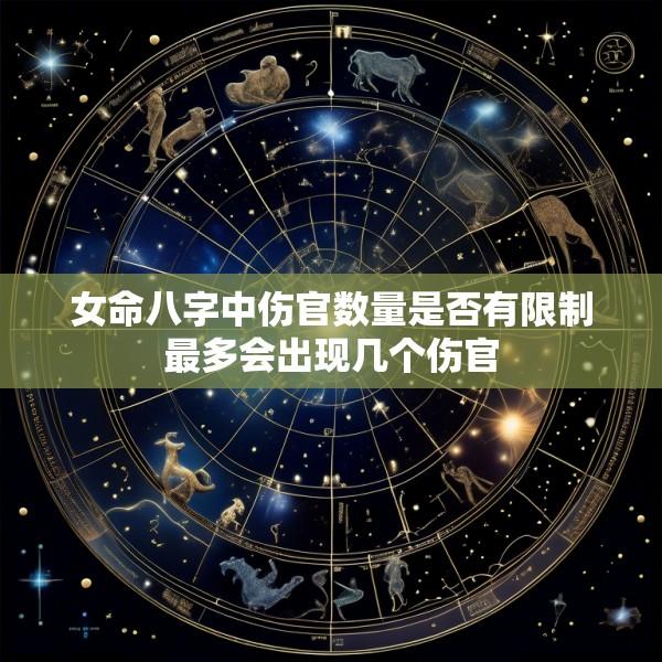 女命八字中伤官数量是否有限制最多会出现几个伤官