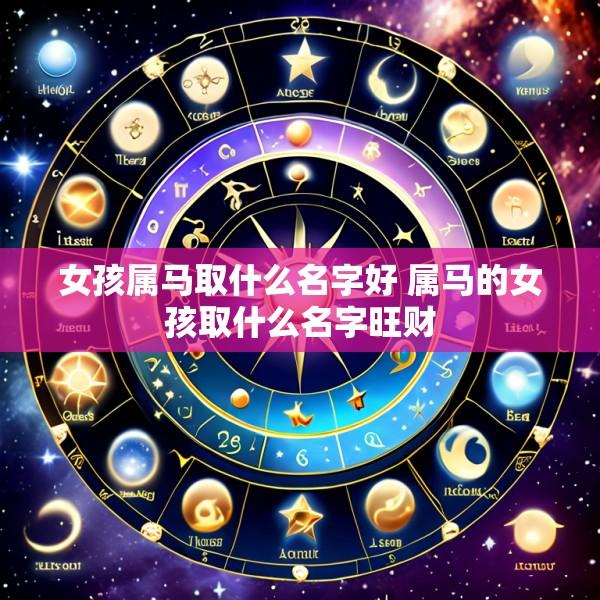 女孩属马取什么名字好 属马的女孩取什么名字旺财