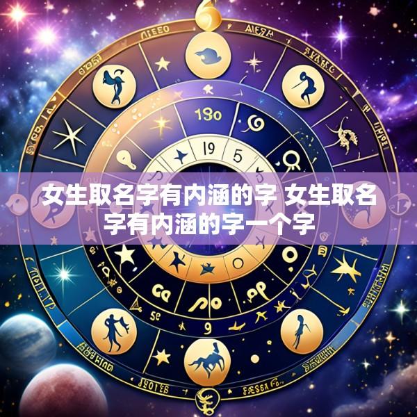 女生取名字有内涵的字 女生取名字有内涵的字一个字
