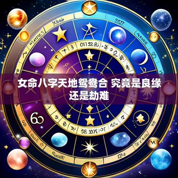 女命八字天地鸳鸯合 究竟是良缘还是劫难