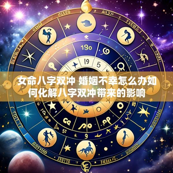 女命八字双冲 婚姻不幸怎么办如何化解八字双冲带来的影响