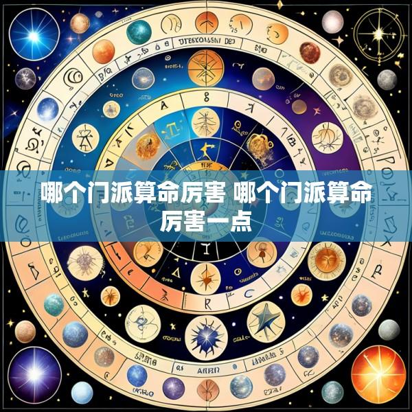 哪个门派算命厉害 哪个门派算命厉害一点