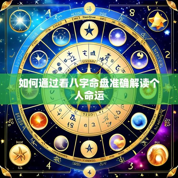 如何通过看八字命盘准确解读个人命运