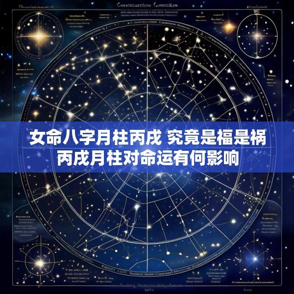 女命八字月柱丙戌 究竟是福是祸丙戌月柱对命运有何影响