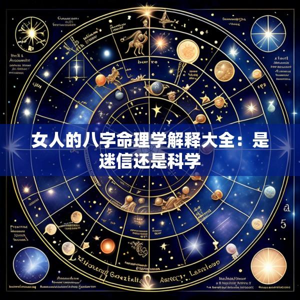 女人的八字命理学解释大全：是迷信还是科学