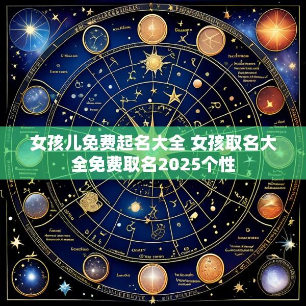 女孩儿免费起名大全 女孩取名大全免费取名2025个性