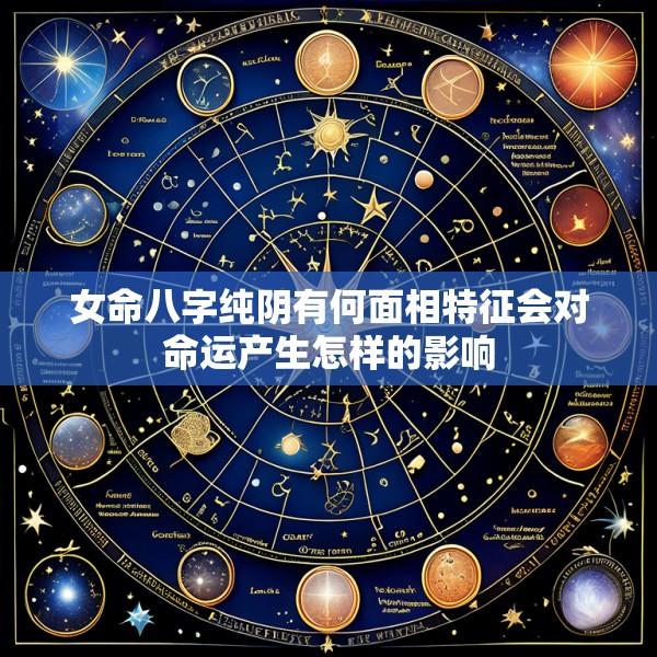 女命八字纯阴有何面相特征会对命运产生怎样的影响