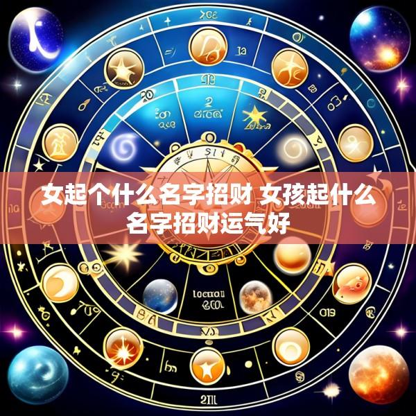 女起个什么名字招财 女孩起什么名字招财运气好