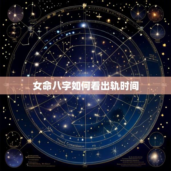 女命八字如何看出轨时间