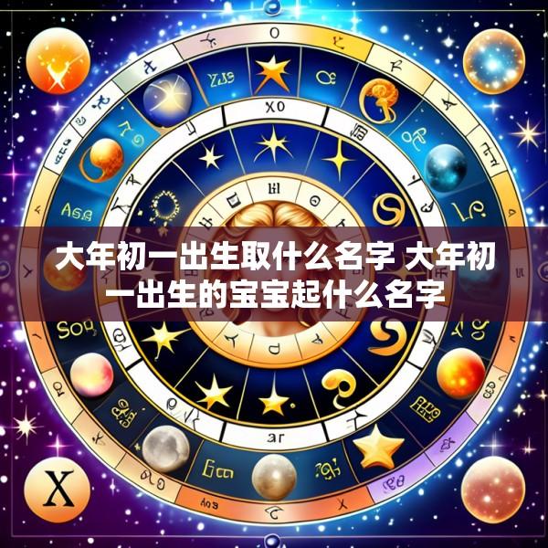 大年初一出生取什么名字 大年初一出生的宝宝起什么名字