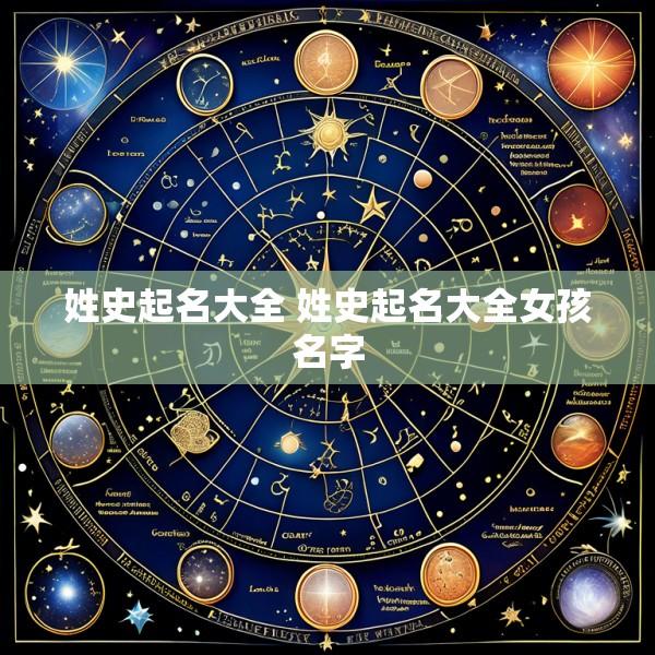 姓史起名大全 姓史起名大全女孩名字
