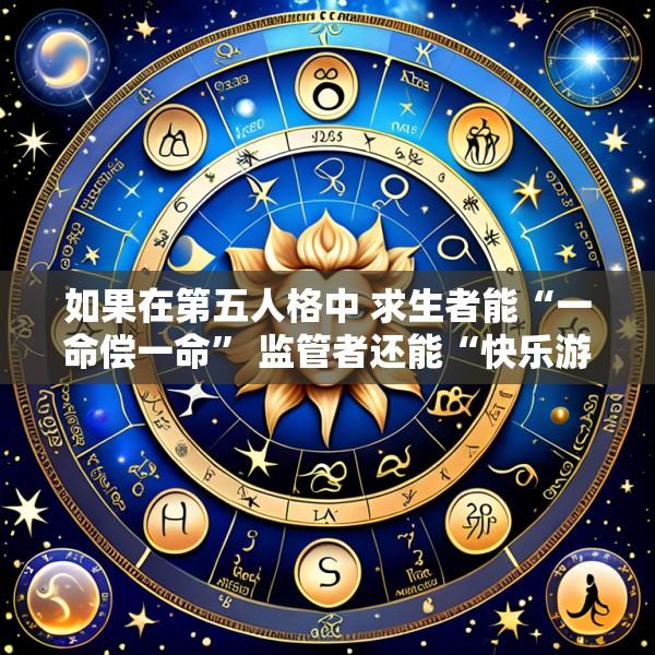 如果在第五人格中 求生者能“一命偿一命” 监管者还能“快乐游戏”吗