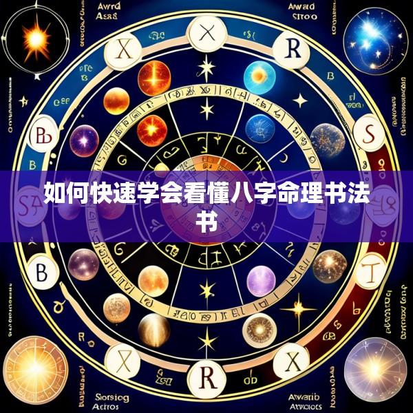 如何快速学会看懂八字命理书法书