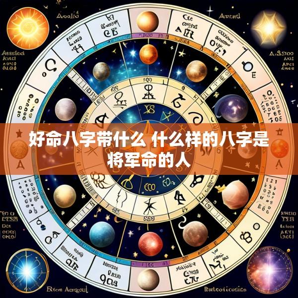 好命八字带什么 什么样的八字是将军命的人