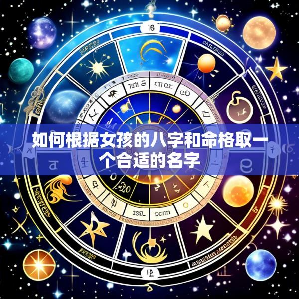 如何根据女孩的八字和命格取一个合适的名字