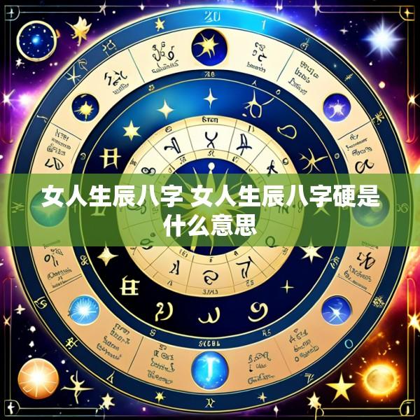 女人生辰八字 女人生辰八字硬是什么意思