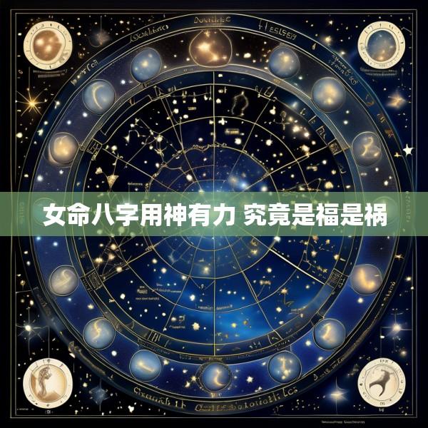 女命八字用神有力 究竟是福是祸
