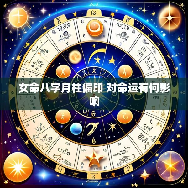 女命八字月柱偏印 对命运有何影响