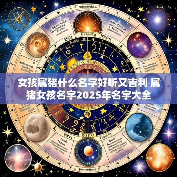 女孩属猪什么名字好听又吉利 属猪女孩名字2025年名字大全