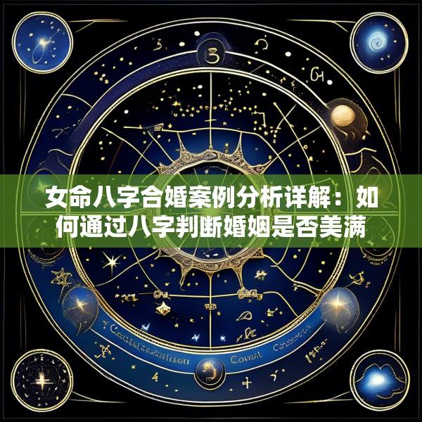 女命八字合婚案例分析详解：如何通过八字判断婚姻是否美满
