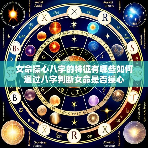 女命操心八字的特征有哪些如何通过八字判断女命是否操心
