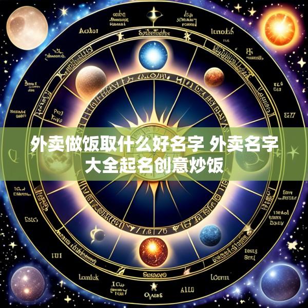 外卖做饭取什么好名字 外卖名字大全起名创意炒饭