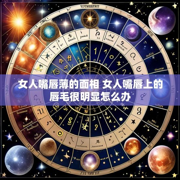 女人嘴唇薄的面相 女人嘴唇上的唇毛很明显怎么办
