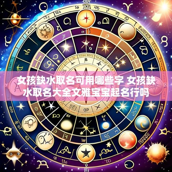 女孩缺水取名可用哪些字 女孩缺水取名大全文雅宝宝起名行吗