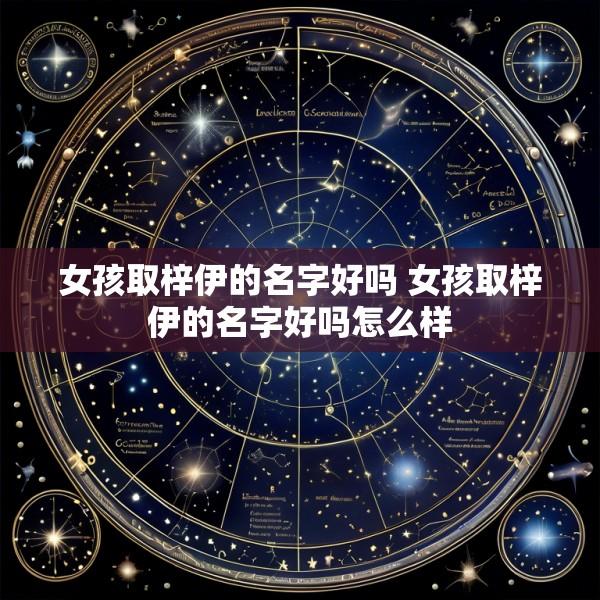女孩取梓伊的名字好吗 女孩取梓伊的名字好吗怎么样