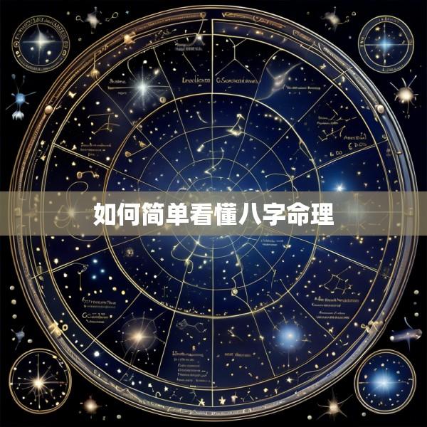 如何简单看懂八字命理