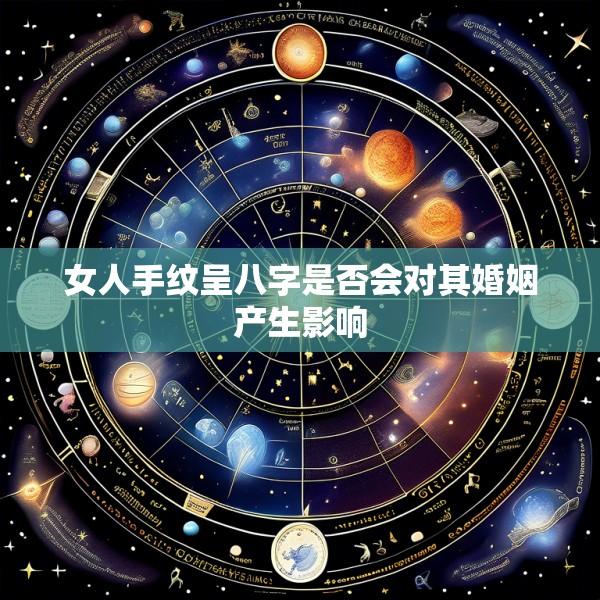 女人手纹呈八字是否会对其婚姻产生影响