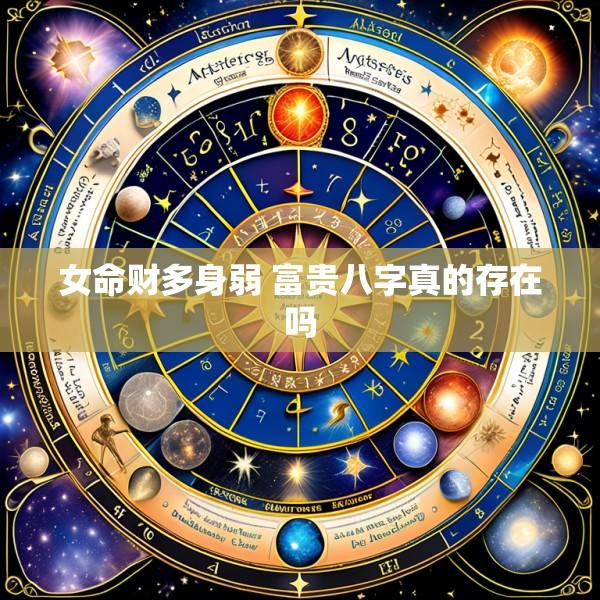 女命财多身弱 富贵八字真的存在吗