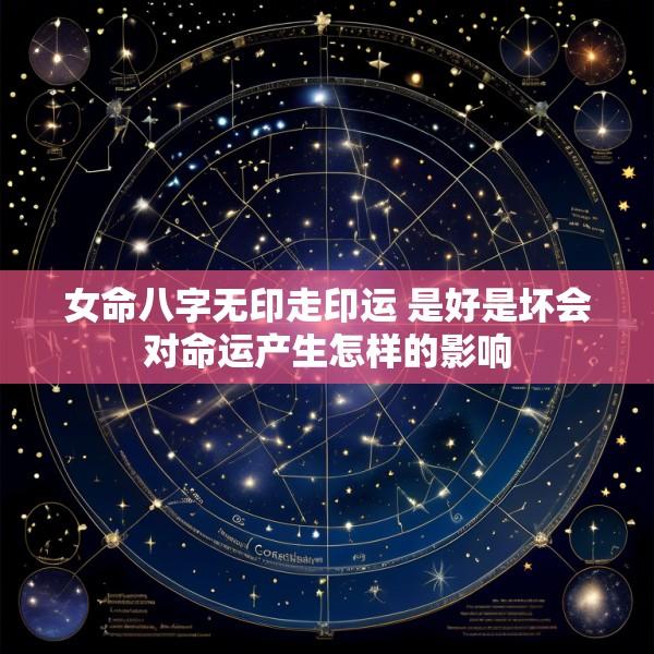 女命八字无印走印运 是好是坏会对命运产生怎样的影响