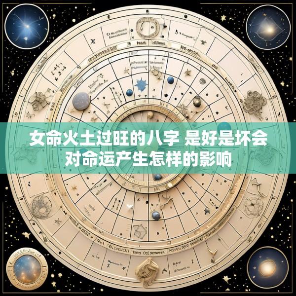 女命火土过旺的八字 是好是坏会对命运产生怎样的影响