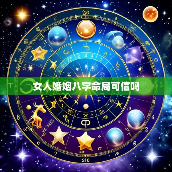 女人婚姻八字命局可信吗