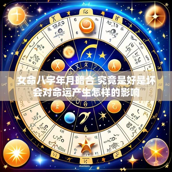 女命八字年月暗合 究竟是好是坏会对命运产生怎样的影响