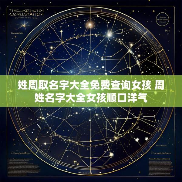 姓周取名字大全免费查询女孩 周姓名字大全女孩顺口洋气