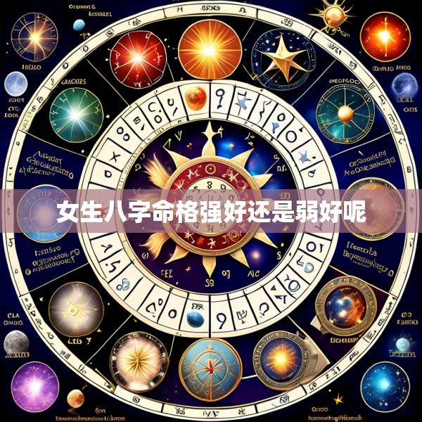 女生八字命格强好还是弱好呢