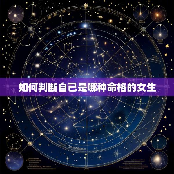 如何判断自己是哪种命格的女生