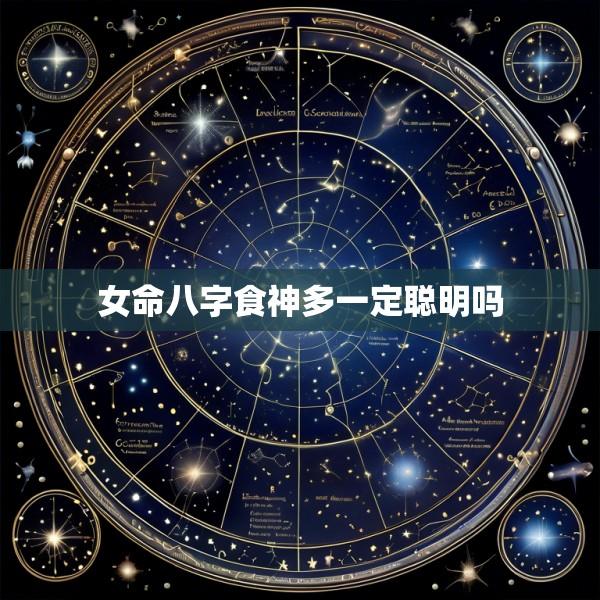 女命八字食神多一定聪明吗