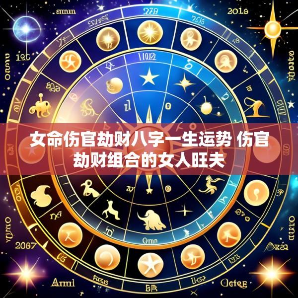 女命伤官劫财八字一生运势 伤官劫财组合的女人旺夫