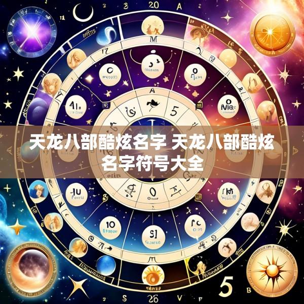天龙八部酷炫名字 天龙八部酷炫名字符号大全