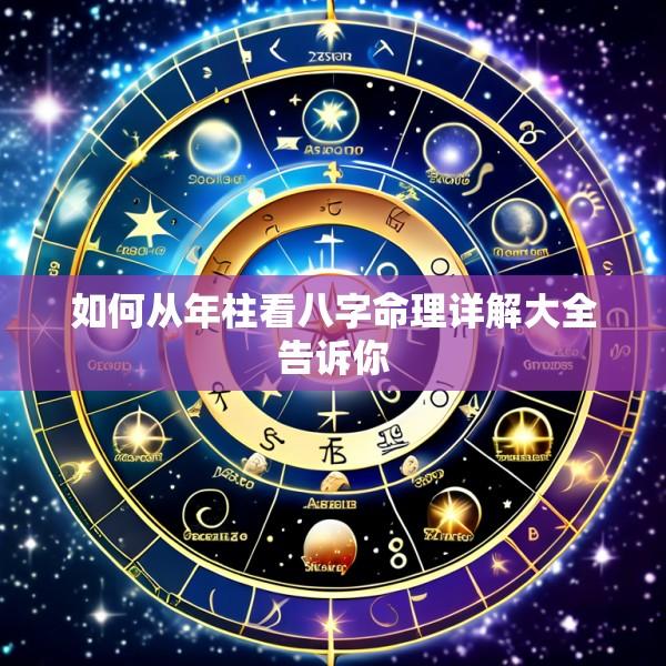 如何从年柱看八字命理详解大全告诉你