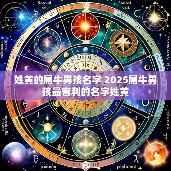 姓黄的属牛男孩名字 2025属牛男孩最吉利的名字姓黄