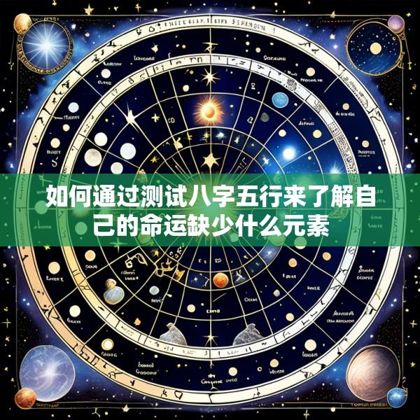 如何通过测试八字五行来了解自己的命运缺少什么元素