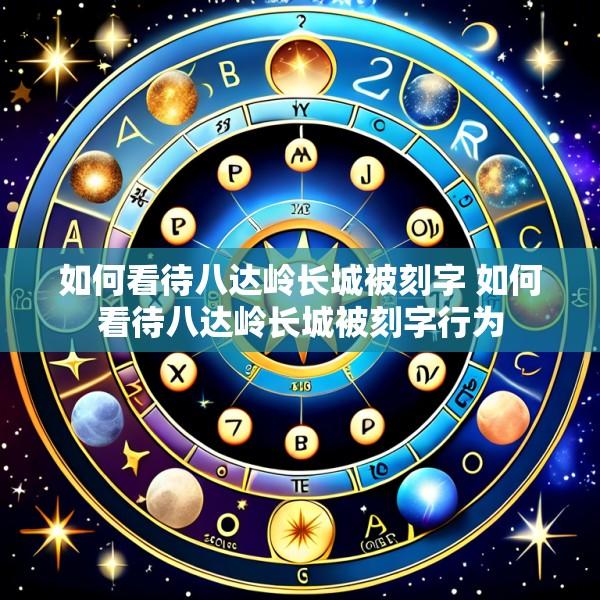 如何看待八达岭长城被刻字 如何看待八达岭长城被刻字行为