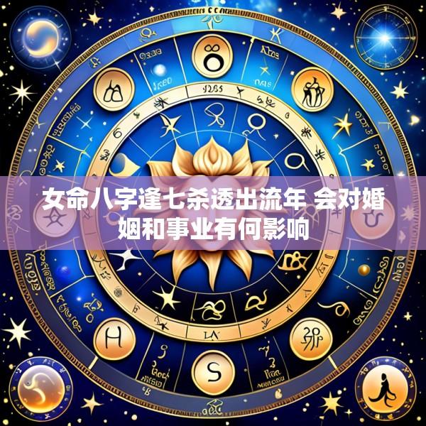 女命八字逢七杀透出流年 会对婚姻和事业有何影响