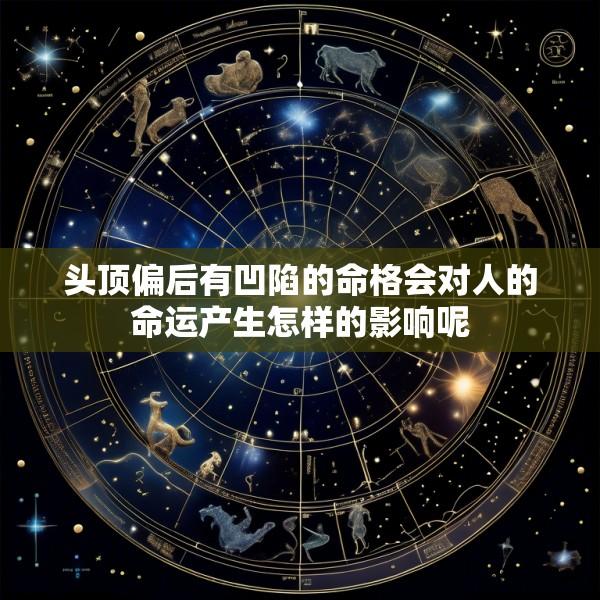 头顶偏后有凹陷的命格会对人的命运产生怎样的影响呢