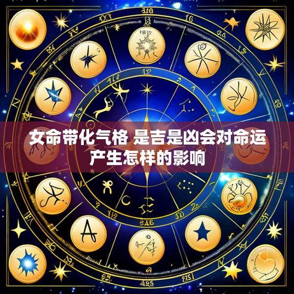 女命带化气格 是吉是凶会对命运产生怎样的影响